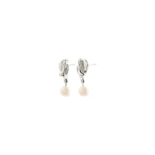 pilgrim - Perlenohrringe - Starlight beige/silver - Gr. - OS