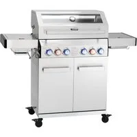 TAINO Gasgrill, PLATINUM YAMARA 4+2, Gusseisenrost, Backburner, Sear-Brenner