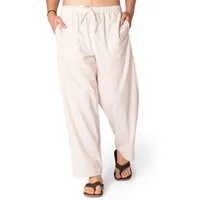 PANASIAM Stoffhose Bundhose 'K' bequeme Unisex Stoffhose aus 100% Baumwolle für Damen und Herren Freizeithose mit Taschen Relaxhose bequeme Sommerhose