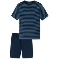 Schiesser Pyjama Schlafanzug kurz - Casual Essentials (2 tlg) schlafanzug schlafmode bequem