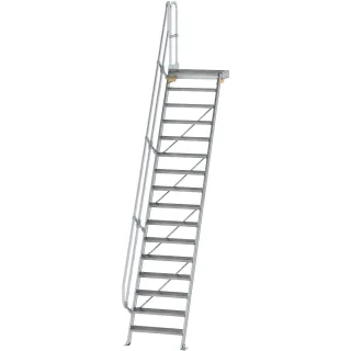 Munk Treppe mit Plattform 60° Stufenbreite 800 mm - 600396