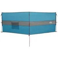 vidaXL Windschutz Camping-Windschutz Blau 344x120 cm Wasserdicht