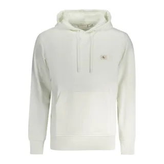 Calvin Klein Weißes Baumwoll-Hoodie für Herren