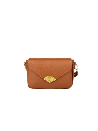 Giulia Monti Schultertasche Goldbraun