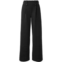 QS Chinos Hose Wide-Leg Hose aus Interlockjersey