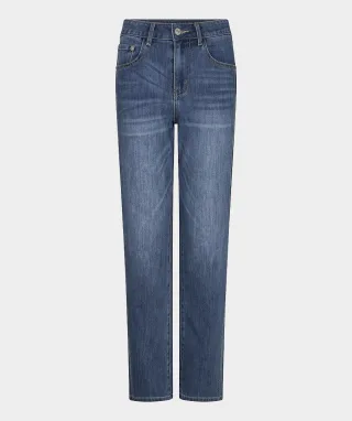 Esqualo - Straight-Fit Jeans blau - Gr. - 34