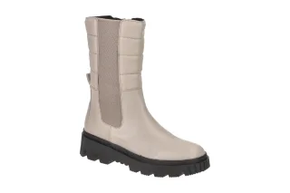 Gabor 91.823.20 Damenstiefel Grau mit Best Fitting & Blockabsatz