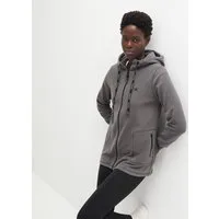 bonprix Fleecejacke A-Linien-Schnitt, Langarm-Design, aus 100% Polyester, Regular Fit