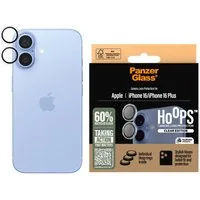 PanzerGlass Kameraschutzglas Hoops Camera Lens Protection für Apple iPhone 16, Apple iPhone 16 Plus, 2 Stück, Lens Cover, Schutzfolie, Schutzglas, kratz- & stoßfest