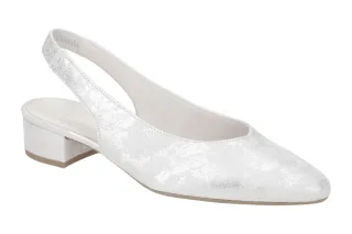 Gabor 61.520.61 Damenschuhe Sling Pumps Grau Ice Echtleder Absatz 3cm