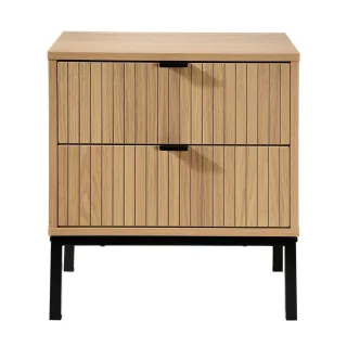 Calicosy Nachttisch, Esche, Holzwerkstoff, 29x51x36 cm, Schlafzimmer, Nachttische