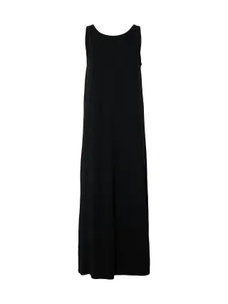 selected women - SLFANOLA SL LOW BACK ANKLE DRESS NOOS Black - Gr. - L