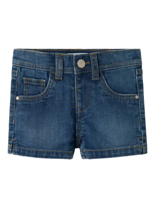 NAME IT - NMFSALLI SLIM DNM SHORTS 3398-IC TB dark blue denim - Gr. - 110