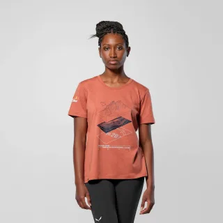 SALEWA - Red Bull X-Alps T-Shirt Damen - Rot (Gr.34)