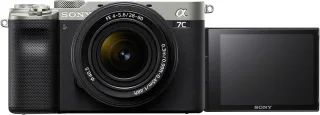 Sony Alpha 7C [24.2MP Live View 3"] silber inkl. FE 28-60mm 1:40-56 Objektiv schwarz