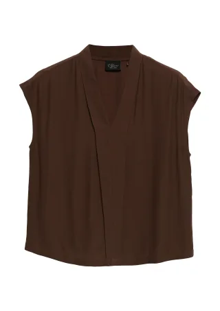 s.Oliver BLACK LABEL - Bluse braun - Gr. - 36