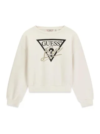 Guess Kids - RELAXED REGULAR LS ACTIVE TOP CREAM WHITE - Gr. - 10