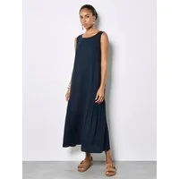 Apricot Midikleid Midikleid mit Falten und Trapezform