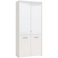 Home affaire Schuhschrank Menorca Schuhkommode, Lagerschrank, Schuhregal, Breite 90 cm mit vier Türen, in modernen und eleganten Farben, mit zwei Spiegeln