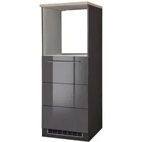KOCHSTATION Backofen/Kühlumbauschrank KS-Wien Breite 60 cm, Höhe 165 cm, Türanschlag wechselbar