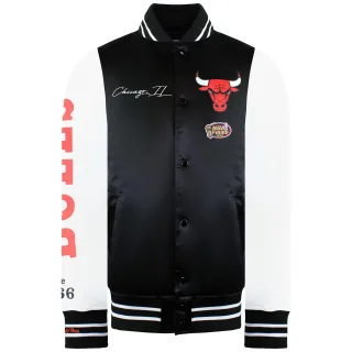 Mitchell & Ness NBA Chicago Bulls Herren Satin Bomberjacke