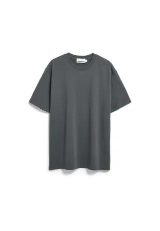 Armedangels - MAARKOS HEAVY WEIGHT T-SHIRT space steel - Gr. - XXL