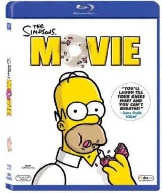 The Simpsons Movie Blu Ray Disc [Blu-ray] [UK Import]