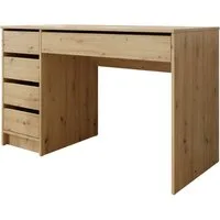 MIRJAN24 Schminktisch Ada (mit 5 Schubladen), Schreibtisch ist universell - Links / Rechts, Griffloses System