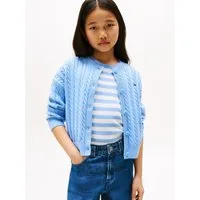 Tommy Hilfiger Strickjacke CABLE CARDIGAN für Kinder bis 16 Jahre, mit Zopfmuster
