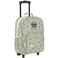 LÄSSIG Kinderkoffer Happy Prints, Trolley, Light Olive, 2 Rollen