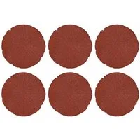 vidaXL Trittsteine Trittsteine 6 pcs Rot Ø 45 x 1,8 cm Gummi, 1.8x45 cm, 6-St.