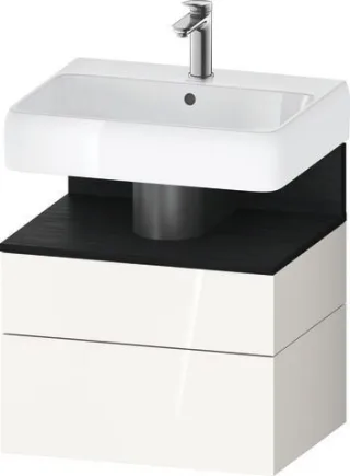 Duravit Qatego Waschtischunterbau wandhängend Weiß Hochglanz 590x470x590 mm - QA4393016220000 QA4393016220000