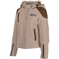 gms Motorradjacke GMS Luna Damen Motorrad Softshell Jacke wasserabweisend reflektierende reißverschluss