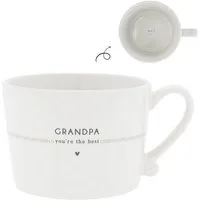 Bastion Collections Geschirr-Set Tasse - GRANDPA - weiß