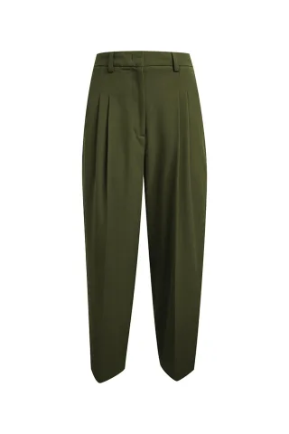 Smith&Soul - Cropped Straight Pants olive - Gr. - XXL