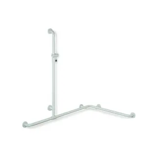 Hewi 801 active+ Duschhandlauf 801.35D3S98 Sonderlänge, signalweiß, mit Brausehalterstange