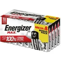 Energizer 24+8 Stück Max Micro / AAA Batterie, LR03 (1.5 V, 32 St)