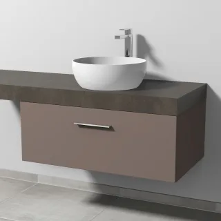 Sanipa Waschtischunterbau mit Auszug 2morrow (G3324) 340x900x520 Taupe-Matt, G33241T G33241T