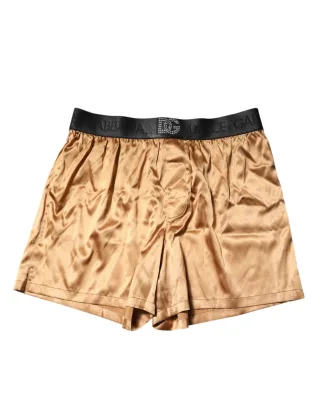 Dolce & Gabbana Beiger Herren Regulär Boxer Augenmaske Set Unterwäsche