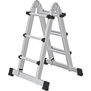 Munk Teleskopleiter 4-teilig mit Traverse - 032124