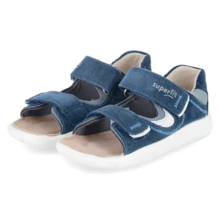 Superfit Sandalen NINO  Blau - Gr. 20 -  Leder und Textil