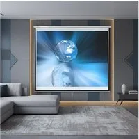 Feel2Home Leinwand Beamerleinwand 152x152cm HDTV 16:9 / 4:3 / 1:1 Heimkino Projektion, HDTV tauglich