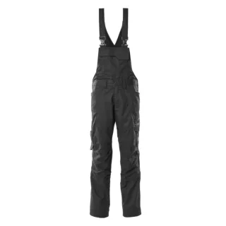 MASCOT Herren Latzhose mit Knietaschen ACCELERATE Schwarz 48 - 18569-442-09-82C48
