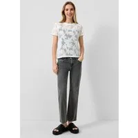 QS Regular-fit-Jeans Jeans-Hose CATIE Cropped Jeans Catie / Mid Rise / Straight Fit