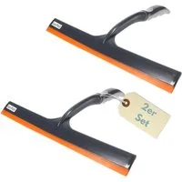 GarPet Duschabzieher 2er Set Glasabzieher mit Silikonlippe 30 cm Abzieher Dusche Abzieher