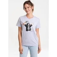 LOGOSHIRT T-Shirt Der kleine Maulwurf - Juhu mit lizenziertem Print