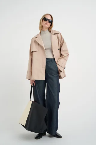 Übergangsjacke Baggy fit Sandstone sand