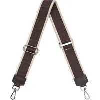 MIRROSI Schulterriemen Made in Italy aus Echtleder Schultergurt für Tasche zum Wechseln (Farben in: Braun, Cognac,Taupe, Helltaupe, 1x Taschengurt) 5cm Breit Bohemian Style