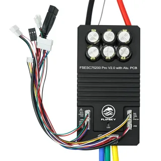 Flipsky 75200 Pro V2.0 With Aluminum PCB Based on VESC Power Button For Electric Skateboard Electric Scooter Ebike Speed