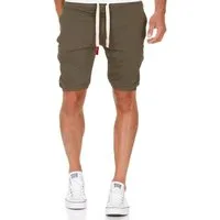 Amaci&Sons Sweatshorts INKSTER Sweatshorts Herren Bermuda Bequeme Kurze Männer Hose